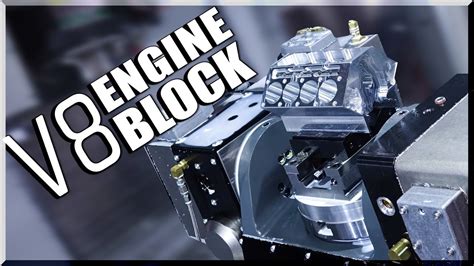 cnc machined miniature v8 engine block|Back on my Mini V.